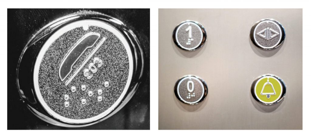 Push button options include colour coding, braille and auto dial buttons.