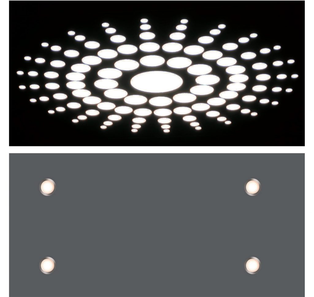 Choose from standard LED spotlights or opt for designer LED cabin lighting. 