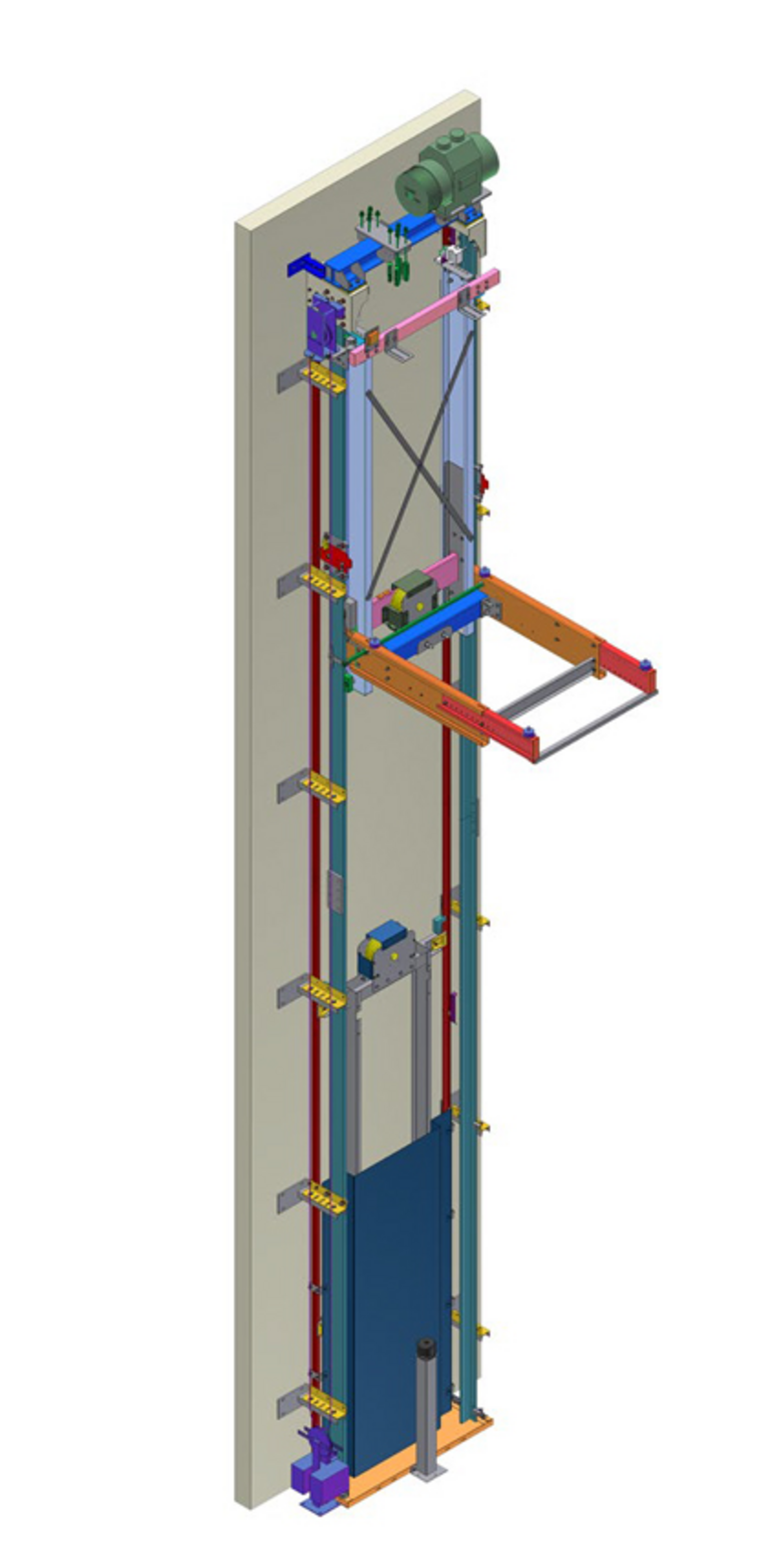 Mechanisms of a traction lift