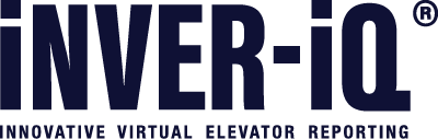 INVER-IQ logo, virtual elevator reporting service