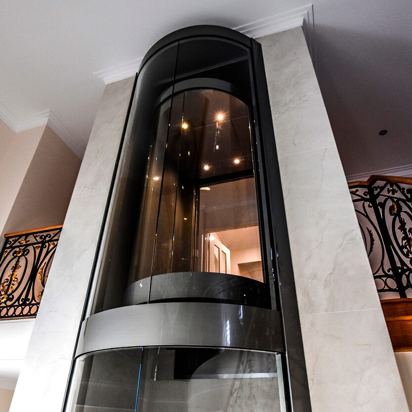 round panoramic lift luxury home elevators perth